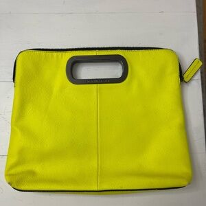 BCBG Neon Yellow Clutch